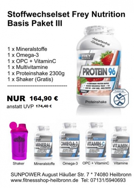 Stoffwechselset Basis Paket III